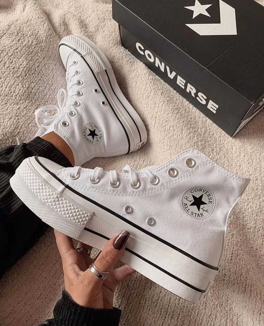 All Star Platform Beyaz 1