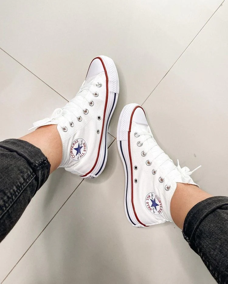 All Star Beyaz Uzun 2